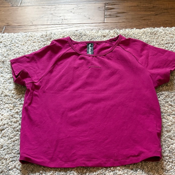 Alphalete Baby Tee - Berry - Picture 3 of 7